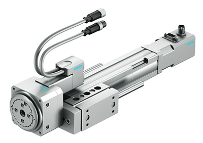 Cylinder-rotary drive combination from the modular system